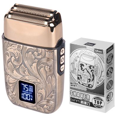 Ufree Close Shave Electric Foil Shavers for Men, 3-Speed Electric Razor, Bald Head Shavers, Face Shaving Beard Trimmer with LCD Display, Gifts for Men
