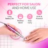 M Mase- Professional Nail Drill Machine - Coreless 2-in-1 Nail File - Electric, Cordless, 35000 RPM, HD Display - Electric Nail Drill for Professional & Home Use (Unicorn Purple) view 4