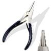 AAProTools Stainless Steel Ring Opening Pliers - Medium 6" Black Handle PVC Rubber Professional Use For Body Piercing Plier view 1