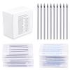 DJCIW 100PCS 14G Body Piercing Needles, Disposable Sterile Stainless Steel Piercing Needles for Septum Navel Belly Nipple Tongue Ear Industrial Piercing view 1