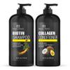 Botanic Hearth Biotin Shampoo and Conditioner with Collagen | Fights Hair Loss & with Korean Ginseng & Turmeric, Conditioner Promotes Hair with Avocado and Coconut | 16 fl oz x 2 view 1