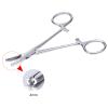 DJCIW 4mm Jaw Piercing Ball Removal Tool,Stainless Steel Dermal Anchor Forceps for Dermal Tops Unscrew or Screw Ball Pliers for Nose Septum Earrings Lip Ring view 3