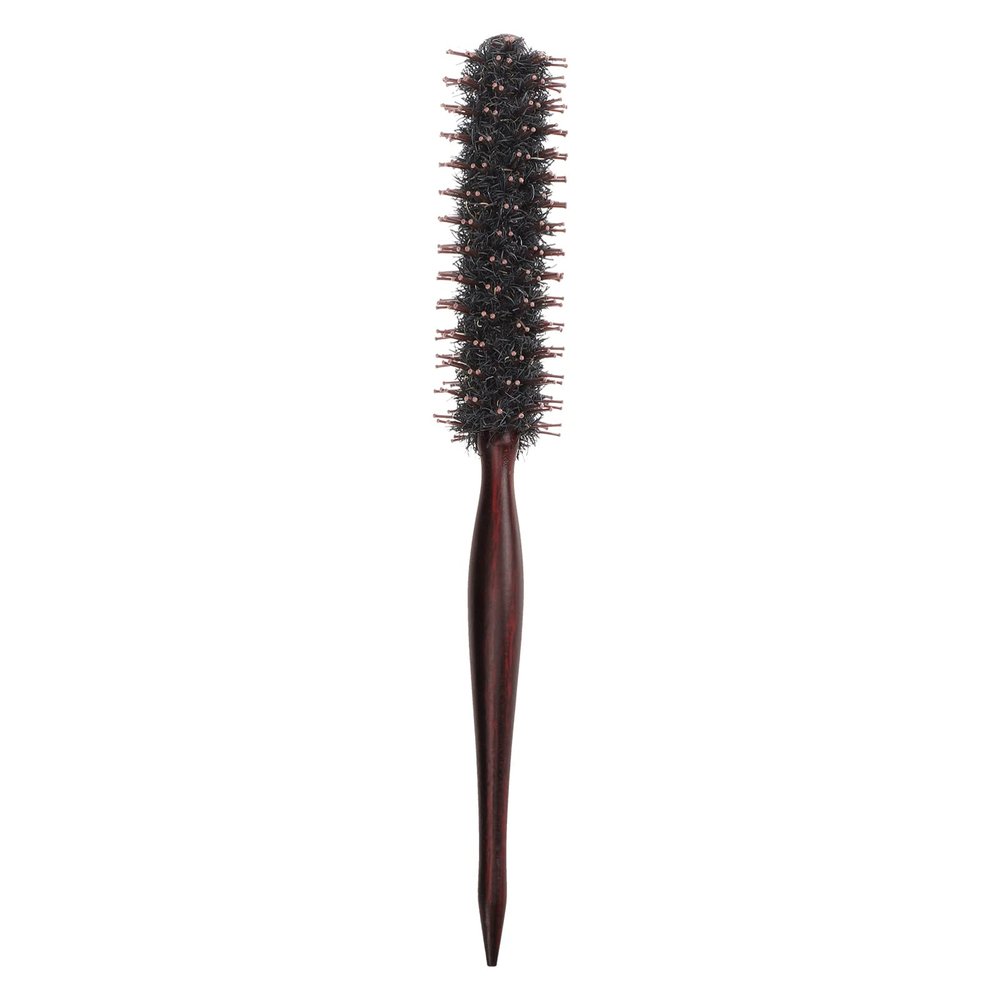 Beaupretty Boar Bristle Roller Comb Hairdressing Brush Detangle Brush Barber Tool