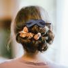 Beaupretty 4pcs Leather Hair Barrette Wood Stick Hairpin Holder for Braids and Buns view 2