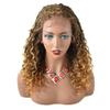 12.5x4.75 Hand Braided Swiss Lace Front Twisted Cornrow Braided Wigs with Baby (#1B/27T Black Mix Blonde) view 1