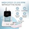 M Mase- Professional Nail Drill Machine - Coreless 2-in-1 Nail File - Electric, Cordless, 35000 RPM, HD Display - Electric Nail Drill for Professional & Home Use (Teal) view 2