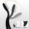 Docolor Foldable Eyelash Comb Separator Folding Lash Comb Eyebrow Mascara Applicator Eyelash Definer Arc Designed Cosmetic Brushes Tool view 4