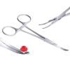 DJCIW Dermal Anchor Forceps Tool,6" Professional Micro Dermal Surface Anchor Holder Pliers Staineless Steel Body Art Piercing Forceps Hemostat Clamp Tool view 1