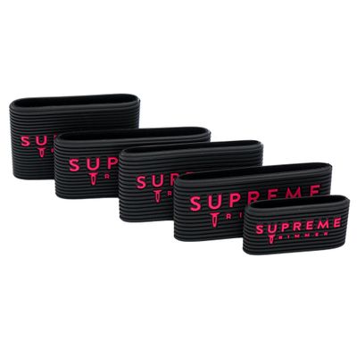 Clipper Grip Supreme Trimmer Professional Barber Grippers (5 Piece) Non Slip Clipper Bands SGR50 Barbers Sleeve for Hair Clipper - Barber Hair Trimmer Grip
