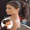 Crush Ponytail Color 1B Hot FudgeEasihair Hairpieces 7.5-10" Length Reversible Claw Clip Attachment Synthetic Curly Layered Pony Clip On Bundle MaxWigs Hairloss Booklet view 4