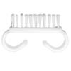 6 X White Fine Handle Grip Nail Brush Fingernail Scrubber Scrub Cleaning Brushes view 2