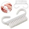 6 X White Fine Handle Grip Nail Brush Fingernail Scrubber Scrub Cleaning Brushes view 4