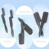 Beaupretty 3pcs Portable Eyebrow and Eyelash Combs Foldable Grooming Brushes for Beauty Salon Home Use for Separating Lashes and Styling Brows Lightweight Makeup view 3