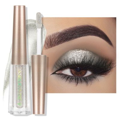 Anglicolor Glitter Eyeshadow Diamond, Liquid Eyeshadow Long-Lasting Quick-Dry, Lightweight Smooth, Shimmer Eyeshadow, Metals Gloss Sparkling Eyeliner Pen, Cosmetics Gift for Girls and Women