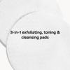DRMTLGY Tingl Exfoliating Face & Body Pads 60 Count | AHA BHA Toner Pads view 2