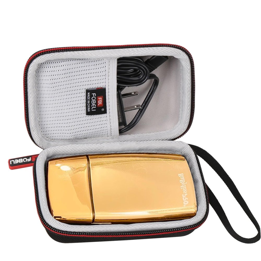 FBLFOBELI Hard Storage Case for BaBylissPRO METALFX Single and Double Foil Shavers, Shockproof Compact Travel Bag