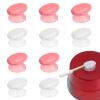 10Pcs Lip Brush Covers Make Up Cosmetic Guards Protectors Cover Silicone Brush Covers Caps As Shown view 1