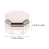 Beaupretty Empty Powder Container Reusable Loose Powder Box Set Portable for Travel Daily Use Simple Compact view 2