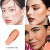 Oulac Peach Blush Makeup Fair Skin| Pigmented Powery Blush Korean Style| Natural Radiant Look| Blendable & Buildable blush Light Skin| Vegan Cruelty-Free| 4.8g 16 Summer Time view 2