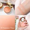 Oulac Peach Blush Makeup Fair Skin| Pigmented Powery Blush Korean Style| Natural Radiant Look| Blendable & Buildable blush Light Skin| Vegan Cruelty-Free| 4.8g 16 Summer Time view 3