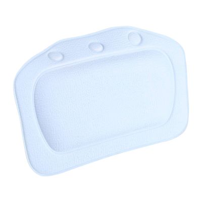 Alvinlite Bathtub Pillow, Soft Foam Padded Spa Bath Pillow Tub Headrest Neck Back Shoulder Support Cushion #01 (Blue)