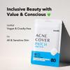 AVARELLE Pimple Patches Hydrocolloid Acne Patches, Acne Spot Treatment for Blemishes and Zit with Tea Tree Oil, Calendula Oil and Cica Oil for Face, Vegan, Cruelty Free (8 XL + Fit + 80 CT) view 3