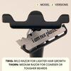 Leaf Shave | Leaf Twig Razor, All-Metal Single Blade Razor for Men & Women, Fixed Head with Magnetic Load Assist, Includes 5 Stainless Steel Blades- Face Shaving Lighter Hair Sensitive Skin - Chrome view 2