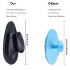 4 Pack Silicone Face Scrubber, Beomeen Facial Cleansing Brush Soft Silicone Facial Exfoliation and Massage Brush Blackhead Scrubber for Men and Women (Black) view 2