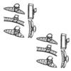 Magik 5-10 Pack Metal Jumbo Hair Claw Clip Large Strong Hold for Thick Hair Nonslip (5 Pack, Black) view 3