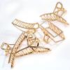 Magik 5-10 Pack Metal Jumbo Hair Claw Clip Large Strong Hold for Thick Hair Nonslip (10 Pack, Rose Gold) view 2
