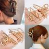 Magik 5-10 Pack Metal Jumbo Hair Claw Clip Large Strong Hold for Thick Hair Nonslip (10 Pack, Rose Gold) view 3