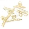 Magik 5-10 Pack Metal Jumbo Hair Claw Clip Large Strong Hold for Thick Hair Nonslip (10 Pack, Gold) view 2