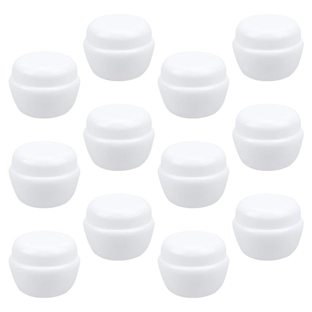 Beaupretty 15pcs Mushroom Shape Cream Jar Travel Lotion Containers Sift Empty Bottles Cute Design for Cosmetics Makeup and Art Supplies