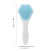 FOMIYES Portable Facial Cleansing Brush Silicone Cat Paw Design for Easy Massage view 2