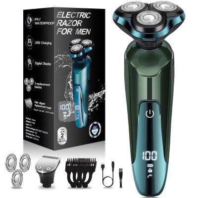 Electric Razor for Men,Mens Razors for Shaving face,LED Display Rechargeable Blades Electric Shavers