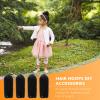 100pcs Headband Foot Cover Headband Ending Covers Rubber Sleeves Headwear Supply Replacement Hair Band Caps Caps Hair Clasp Accessories Rubber End End s view 3