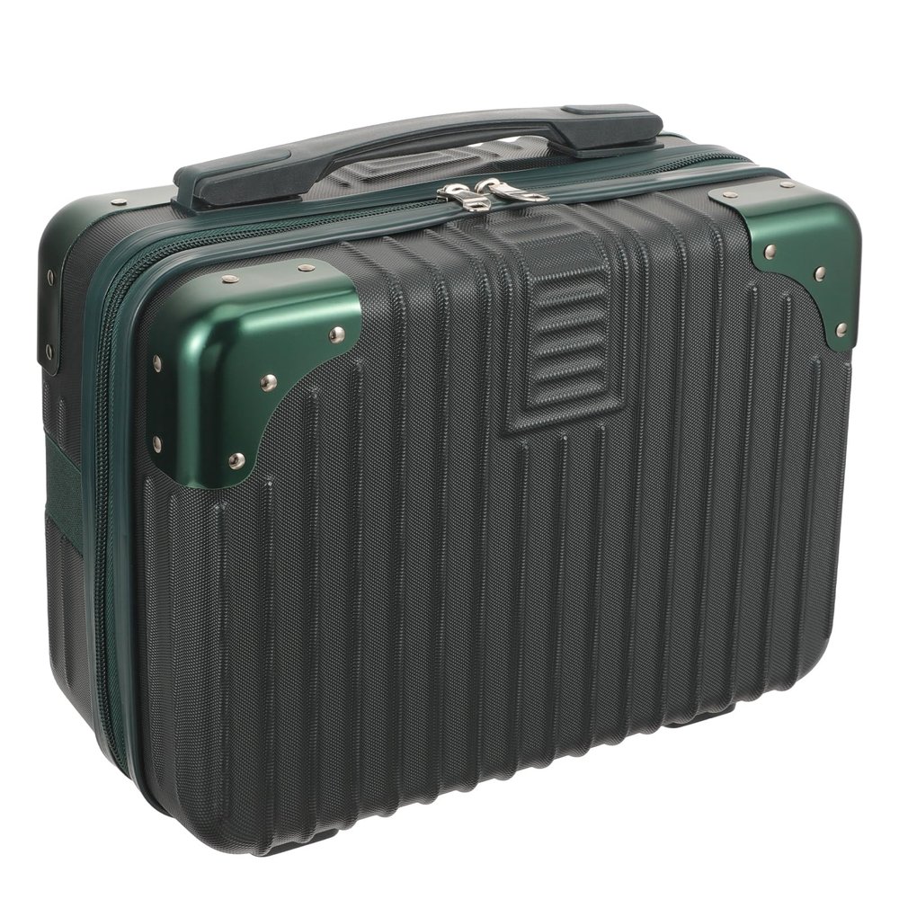 Beaupretty Portable Makeup Suitcase Dividers Cosmetic Storage Case for Travel Handheld Organizer for Women for Beauty Enthusiasts