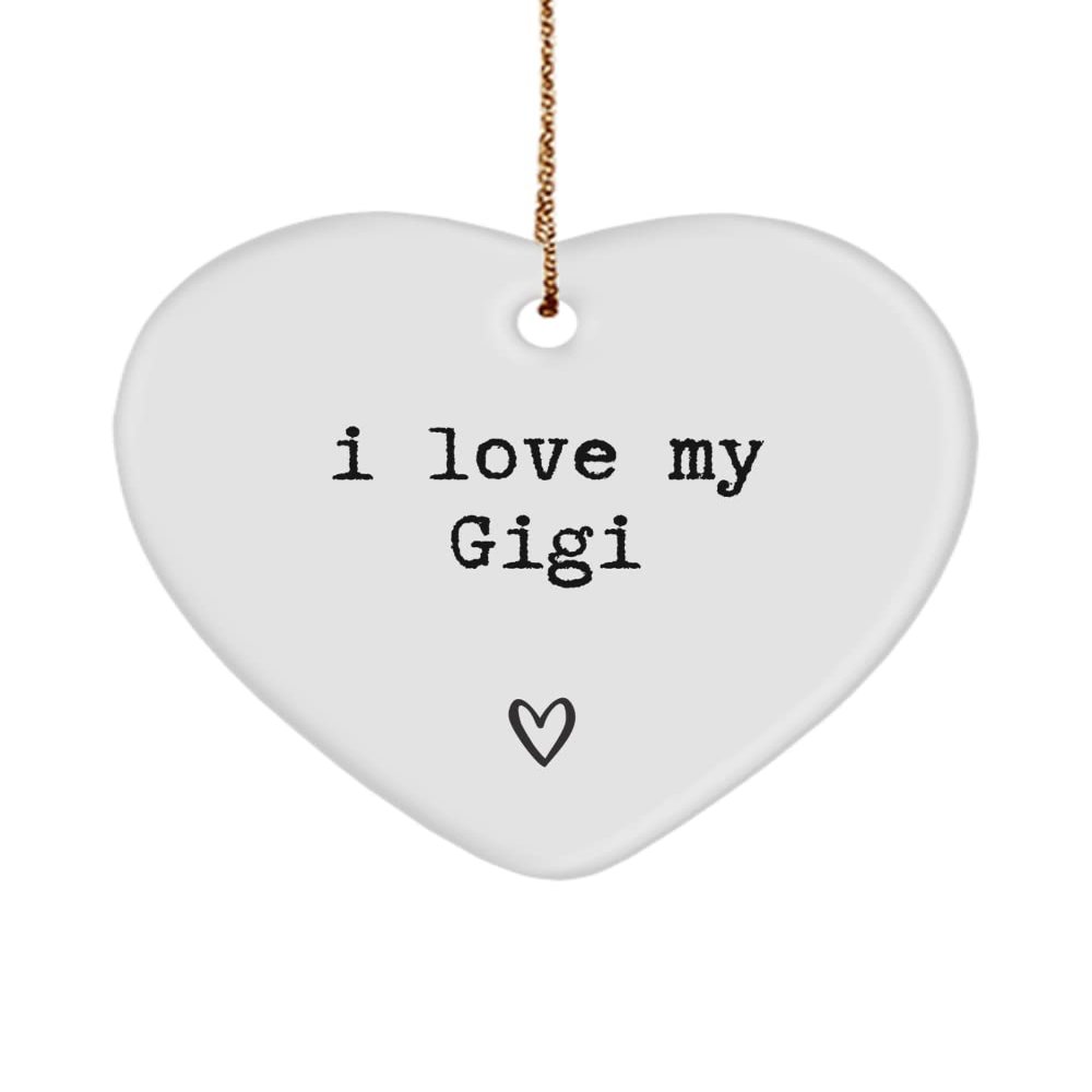 Gigi Gift, Ornament, Gift for Gigi, Valentine's Day Gift for Gigi, Gift from Grandchildren, Ornament for Gigi