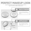 Beaupretty 2pcs Loose Powder Container with Puff Empty Plastic Loose Powder Container Loose Powder Case Makeup Powder Case with Mirror and Elasticated Net Sifter for Women Girls view 3