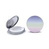 2pcs Ultra Thin Portable Loose Case Mirror Makeup Containers Compact Puff Storage view 1