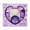 BRYAN & CANDY And Vanilla Cream Gift Set For Women And Men Combo Heart Kit, Shower Gel, Hand & Body Lotion, Body Polish, Loofah (Pack Of 3) 3 Count(Pack Of 1) Lavender view 1