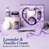 BRYAN & CANDY And Vanilla Cream Gift Set For Women And Men Combo Heart Kit, Shower Gel, Hand & Body Lotion, Body Polish, Loofah (Pack Of 3) 3 Count(Pack Of 1) Lavender view 2