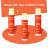ALIDA PURE Tangerine Lip Balm, Vegan Set, Beeswax Free, with Organic Jojoba and Avocado Oil, Candelilla Wax, and Vitamin E, Natural Moisturizer For Dry, Chapped, or Cracked Lips, 3 Tube Set view 3