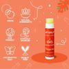 ALIDA PURE Tangerine Lip Balm, Vegan Set, Beeswax Free, with Organic Jojoba and Avocado Oil, Candelilla Wax, and Vitamin E, Natural Moisturizer For Dry, Chapped, or Cracked Lips, 3 Tube Set view 4