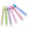 10ML Glass Perfume Bottles Empty Spray Perfume Bottles Round Refillable Portable Flower Printed Perfume Atomizer Vials Cosmetic Containers for Perfume Essential Oils Liquids,6 Colors view 2