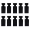 30ML Glass Perfume Bottles Empty Spray Perfume Bottles Square Refillable Portable Empty Refillable Perfume Atomizer Vials Reusable Cosmetic Containers for Perfume Essential Oils Liquids,10 Pack (Black) view 1