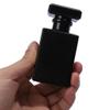 30ML Glass Perfume Bottles Empty Spray Perfume Bottles Square Refillable Portable Empty Refillable Perfume Atomizer Vials Reusable Cosmetic Containers for Perfume Essential Oils Liquids,10 Pack (Black) view 3