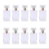 30ML Glass Perfume Bottles Empty Spray Perfume Bottles Square Refillable Portable Empty Refillable Perfume Atomizer Vials Reusable Cosmetic Containers for Perfume Essential Oils Liquids,10 Pack (Clear) view 1