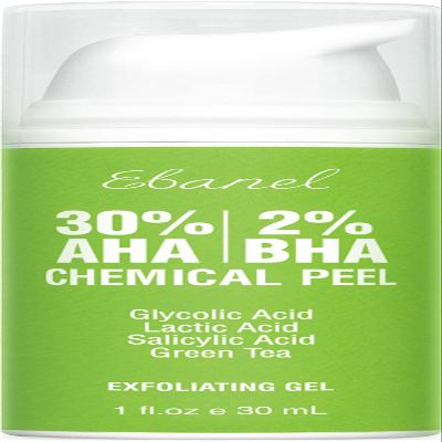 Ebanel 30% AHA + 2% BHA Chemical Peel Gel, Face Exfoliant for Clearer Skin