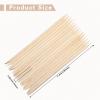 Demissle Eye Brow Wooden Wax Sticks Mini Waxing Applicator Sticks Lip Nose Eyebrow Wood Craft Small Facial Hair Spatula Applicator for Home Spa Hair Removal Smooth Skin Use(400 Pieces) view 2